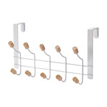 도어 후크 옷걸이 문걸이 10구, 혼합색상, 1개