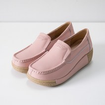 르본디 여성용 통굽 키높이 로퍼 5cm