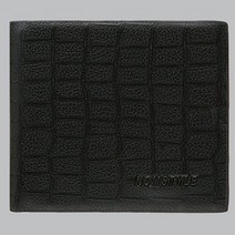 NOM 스퀘어패턴 남성 반지갑 3309