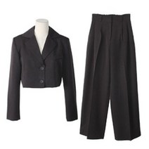 시크블랙 버리아 슬랙스 자켓 모던 세트 SET1630K19