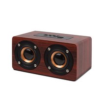지니큐 블루투스 HiFi 스테레오 스피커 + 리모컨, MF-900B, 체리우드