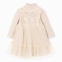 오즈키즈 여아용 로얄스텔라 기모 원피스