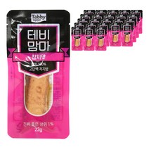 테비토퍼 고양이 테비 맘마 간식 22g, 참치맛, 24개