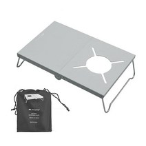 넥스피아 미니 스토브 테이블 + 파우치, 02 은(테이블)