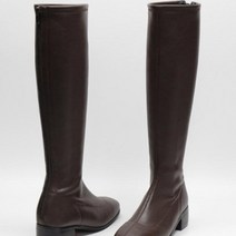 여성용 데일리 뒷지퍼 미들굽 롱부츠 89492