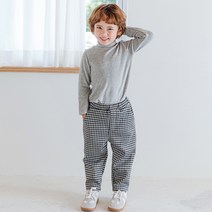 베베쥬 남아용 노멀체크팬츠