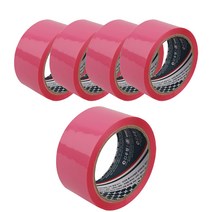 리드포미 컬러 박스 테이프, 분홍, 5개