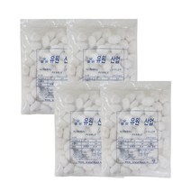 미미네스톤 백자갈 35mm 3kg, 화이트, 4개