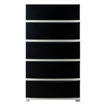 아이리스 심플 코로네 체스트 5단 플라스틱 서랍장 CLN-545, 블랙