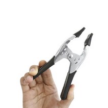 마다메이드 배경지 고정 A클램프 고무 강철집게 중, 블랙, 3개