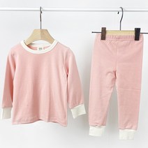 아동용 배색 모달 홈웨어 상하의 세트