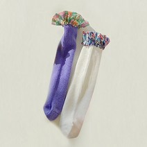 돌핀웨일 아동용 꽃밭 쭈리 니삭스 2켤레 세트