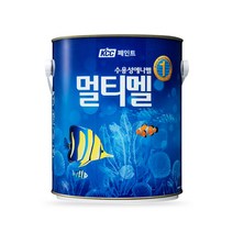 KCC 숲으로 홈앤멀티멜 반광 4L, 흑색, 1개