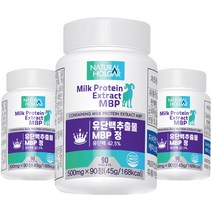 내추럴올가 유단백추출물 MBP 정, 90정, 3개
