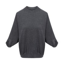 여성용 가오리핏 메탈 풀오버