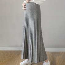 임산부 주름 스커트