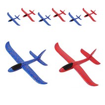 재미존 (1+1)AIR글라이더비행기 스티로폼비행기 opp포장_대(빨강+파랑), 1세트