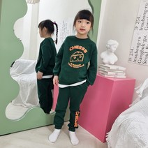 팬시 아동용 봄가을 치즈 상하의 세트