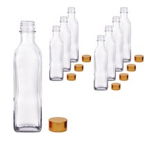 미르코리아 투명사각병 스크류캡 FN300S, 8개, 300ml