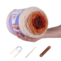 알리제 마마니트 대용량 맥시 롱바틱실 뜨개질 DIY 패키지, 1세트, 6771