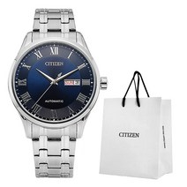 시티즌 남성용 오토매틱 메탈시계 41mm NH8360-80L + 쇼핑백