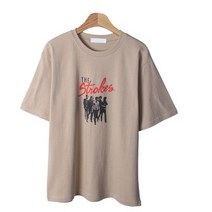 여성용 데일리 나염 반팔티 T9287K23
