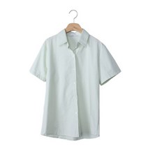 여성용 저메브 컬러 무지 베이직 반팔 셔츠 NB1972K23
