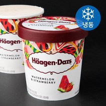 하겐다즈 워터멜론 & 스트로베리 아이스크림 (냉동), 473ml, 1개