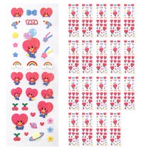 BT21 베이비 홀로그램 스티커, TATA, 20개