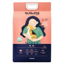유한양행 윌로펫 반려동물 퍼피 뉴트리탑 소프트사료, 닭, 1개, 3kg