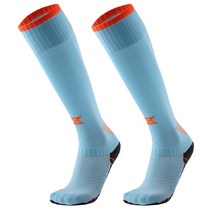 SNF 미끄럼방지 두꺼운 바닥 축구양말 2p, 09 블루레드