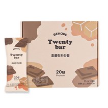 베노프 20바 초콜릿카라멜 프로틴바 12p, 1개, 684g