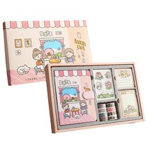 HealingCare 다꾸 109p 선물상자 문구세트, 04 여가의 오후, 1세트