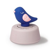 공부 타이머 탁상용 작은새 스톱워치, 1개, 블루계열