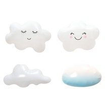 구름 풍선 4종 세트, 혼합색상, 1세트