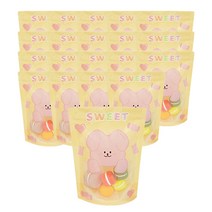 도나앤데코 도나와 친구들 PET 스탠드 지퍼백 18 x 25 cm, sweet 투미, 20개