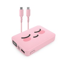 카카오프렌즈 사각 PD 20W 포켓 퀵 보조배터리 10000mAh, WI22-PB10K-01, 어피치