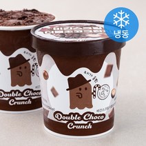 비긴스크림 더블초코크런치 (냉동), 1개, 474ml