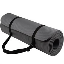로라메호르 NBR 두꺼운 요가매트, 블랙