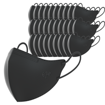 이비에 여름용 새부리형 컬러 마스크 대형, 30매, 1개, 블랙