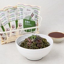 GRN 초록이 미역국수 180g x 7팩 + 비빔소스 50g x 7팩 세트, 1세트