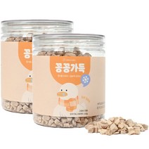제로랩스 반려동물 꽁꽁가득 동결건조 간식 오리 트릿 미니, 2개