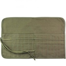 마이데일리 붓케이스 캔버스 파우치 카키, 1개