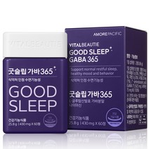 바이탈뷰티 굿슬립 가바365 25.8g, 60정, 1개