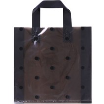 마켓감성 프린팅 기프트 쇼핑백 50p, 블랙 도트
