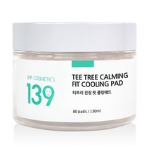 JHP 139 티트리 진정 핏 쿨링패드 130ml, 80개입, 1개