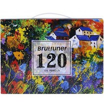 JNJ Brutfuner 유성 색연필 세트, 1세트, 120색