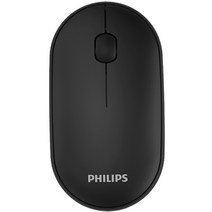 필립스 멀티 페어링 블루투스 무선 마우스 SPK7354, 블랙