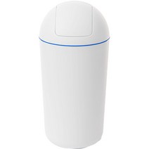 컬러팝 푸시 휴지통 원형 20L, 브라이트블루, 1개