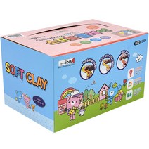 아이비스 8색 소프트 클레이 12147 24p 세트, 혼합색상